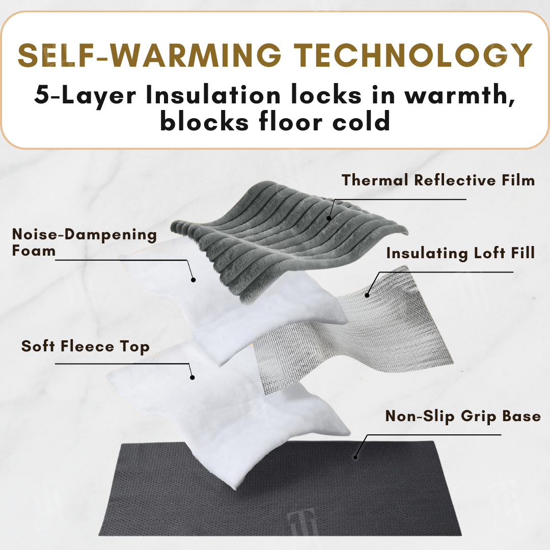 🌡️ Warmth Without the Worry | Self-Warming Pet Mat