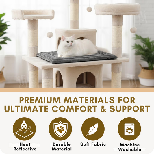 🌡️ Warmth Without the Worry | Self-Warming Pet Mat