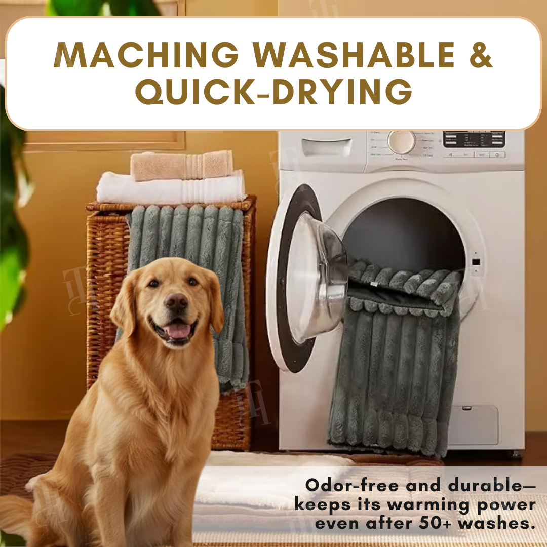 🌡️ Warmth Without the Worry | Self-Warming Pet Mat